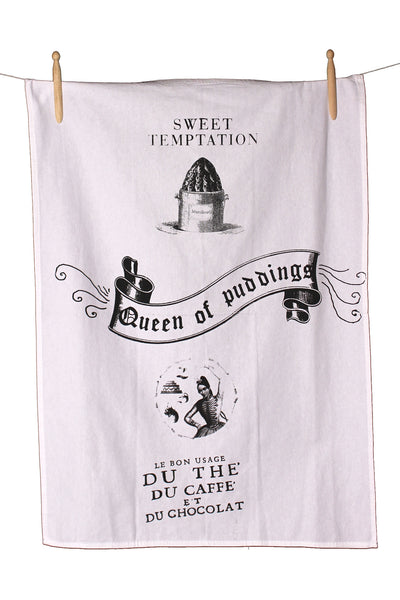 Queen of Puddings Tea Towel