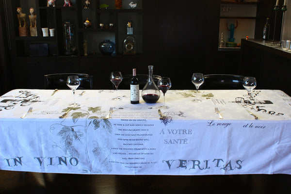 Wine Lovers Tablecloth