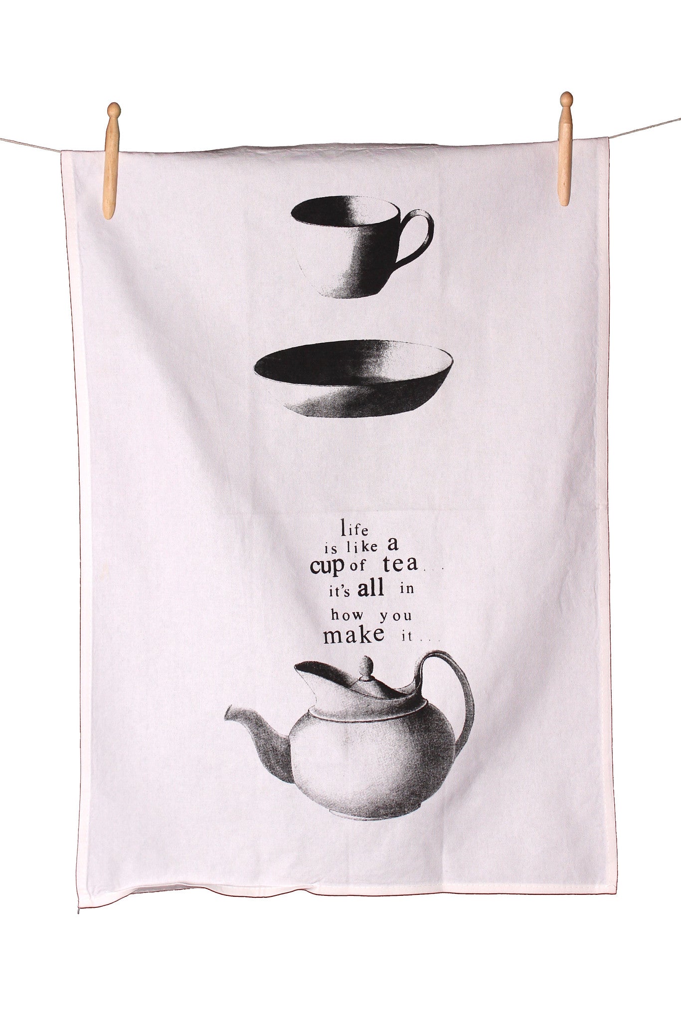 Life is like Cup of Tea Tea Towel